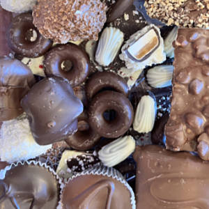 Rich Choclates in a pile