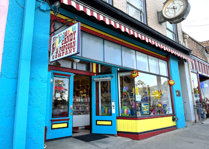 The Front Entrance to the Candy Store